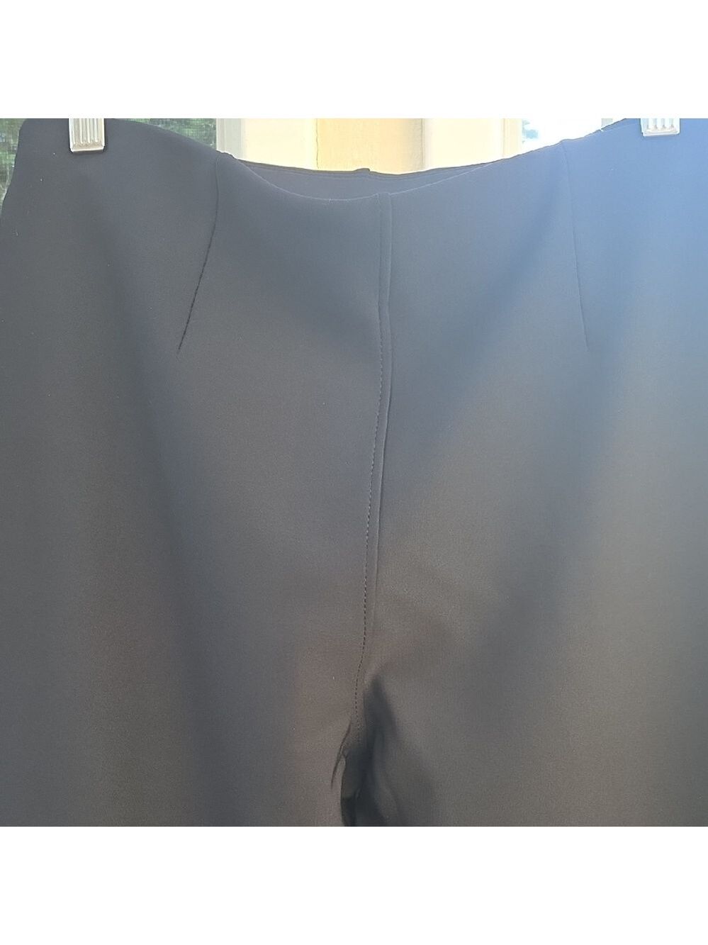 Classic Black Flare Boot Cut Pants with Structured Fabric Nwot XL - Picture 6 of 7